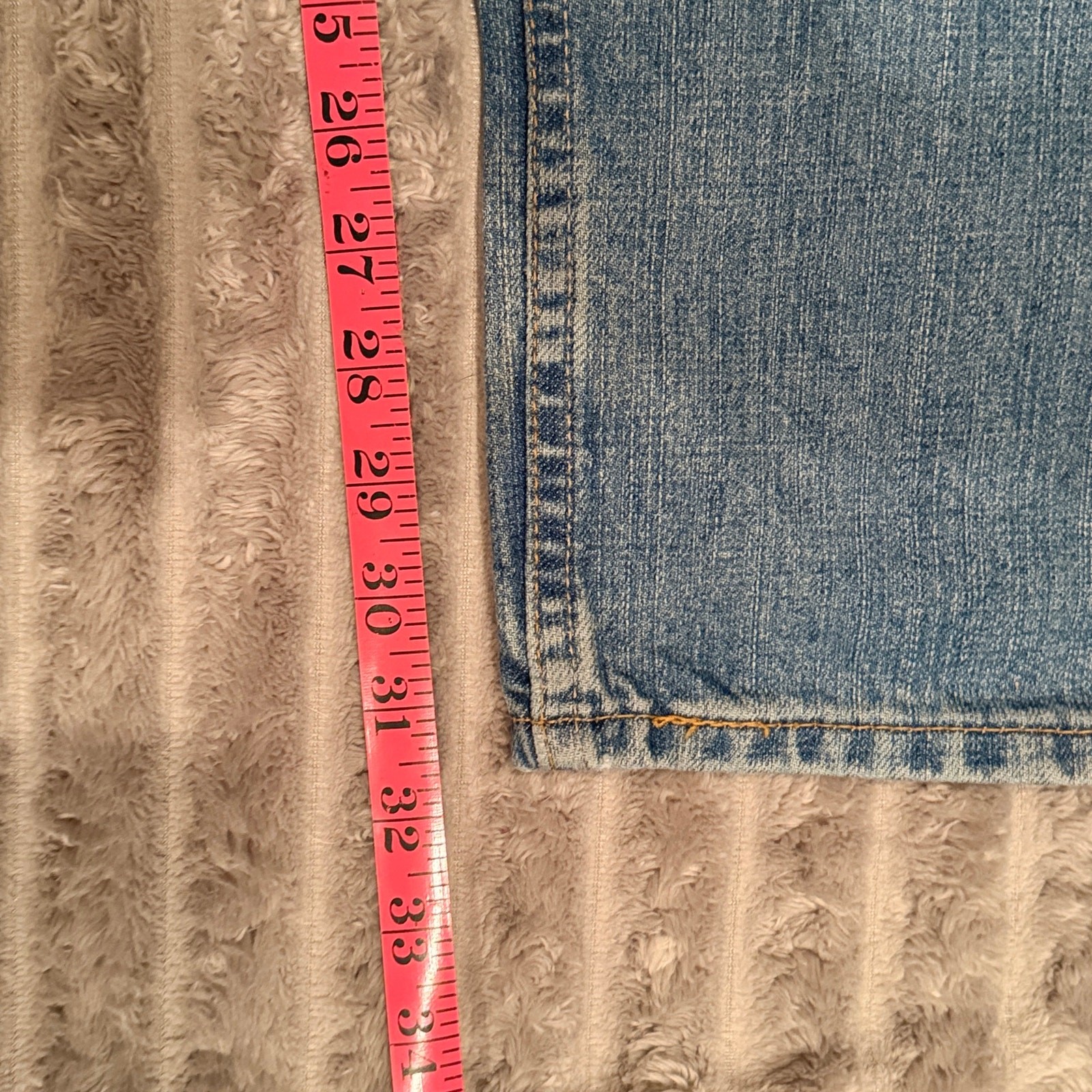 Levi’s 514 Slim Straight Jeans Mens 38×32 Medium Wash 100% Cotton Denim
