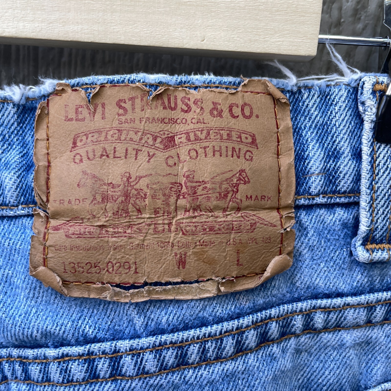 Vtg Levis 13525-0291 Jeans Women’s 11 S USA Grunge 80s 90s Retro Biker Punk Mom