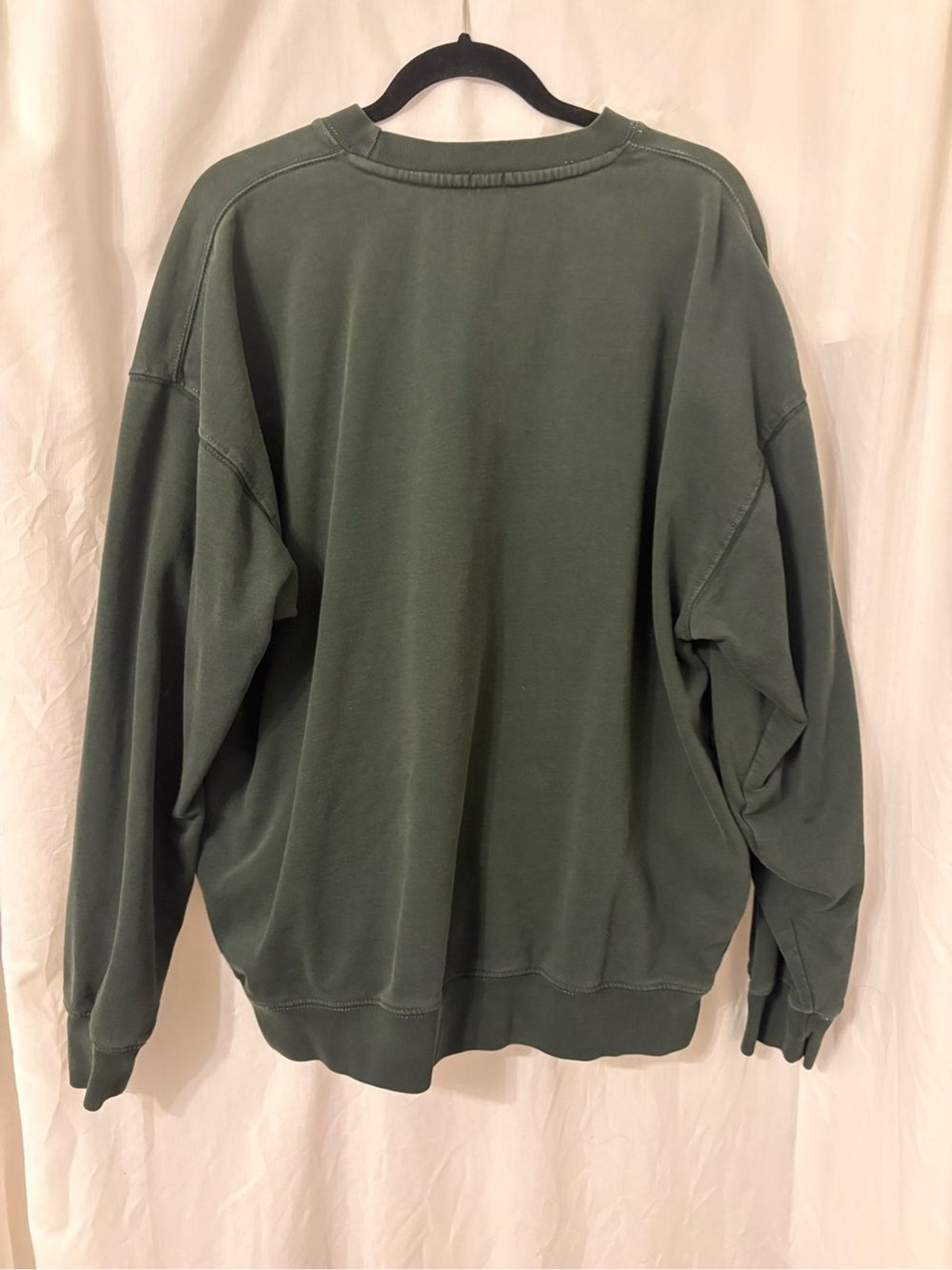 John Galt Green Sweatshirt with Yellow HAWAII Embroidery