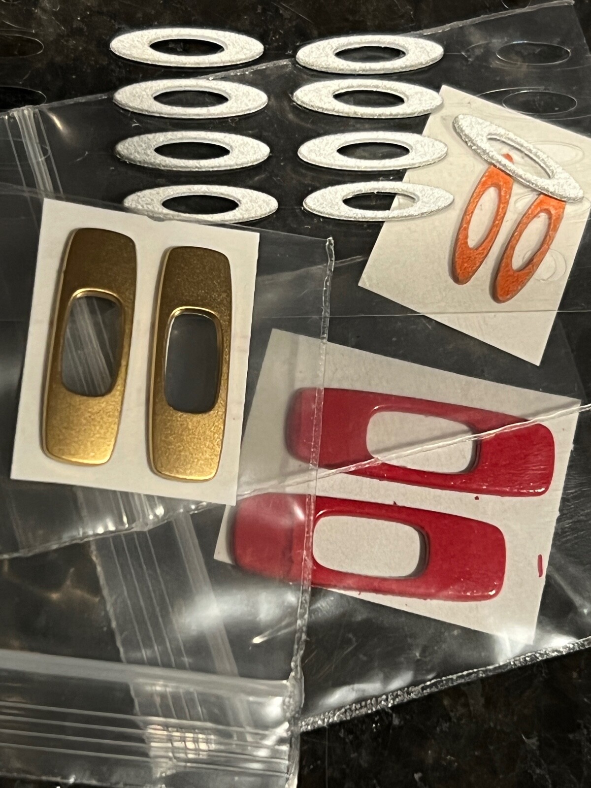 custom your Oakley with authentic icon replacement Set . MANY models Read Instrc