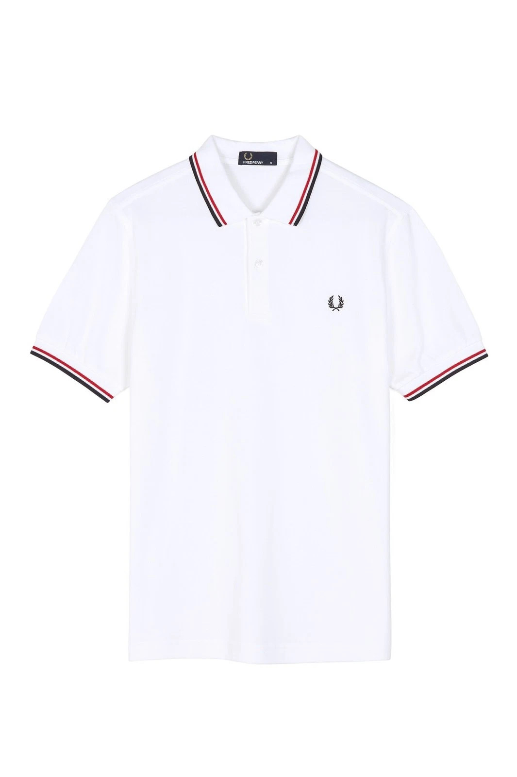 Fred Perry Polo Shirt Slim Fit Pique Twin tipped