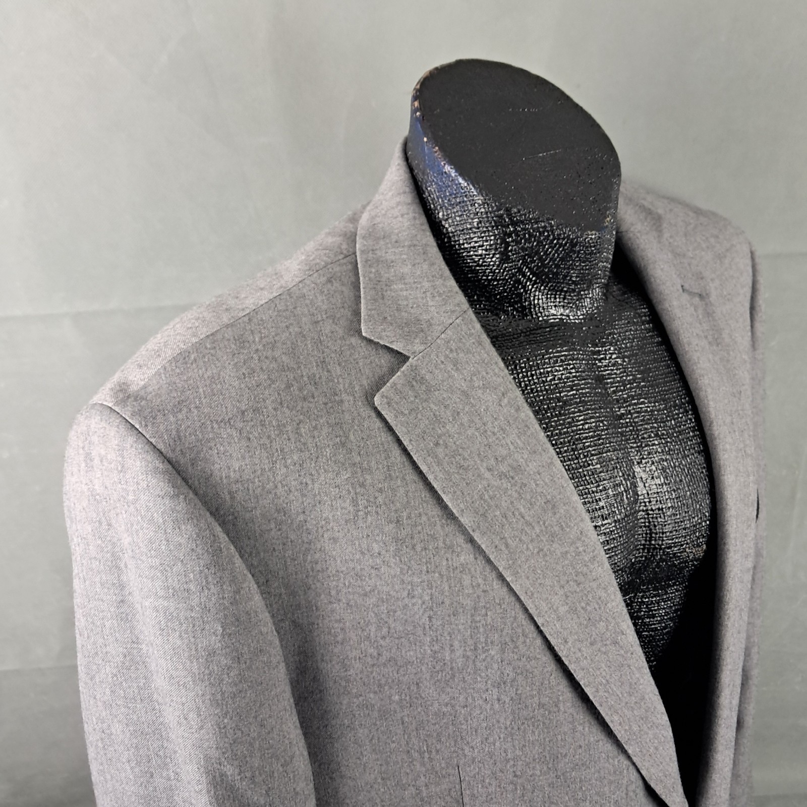 LAUREN Ralph Lauren Sportcoat 50R Mens Natural Stretch Gray Wool Blend Blazer