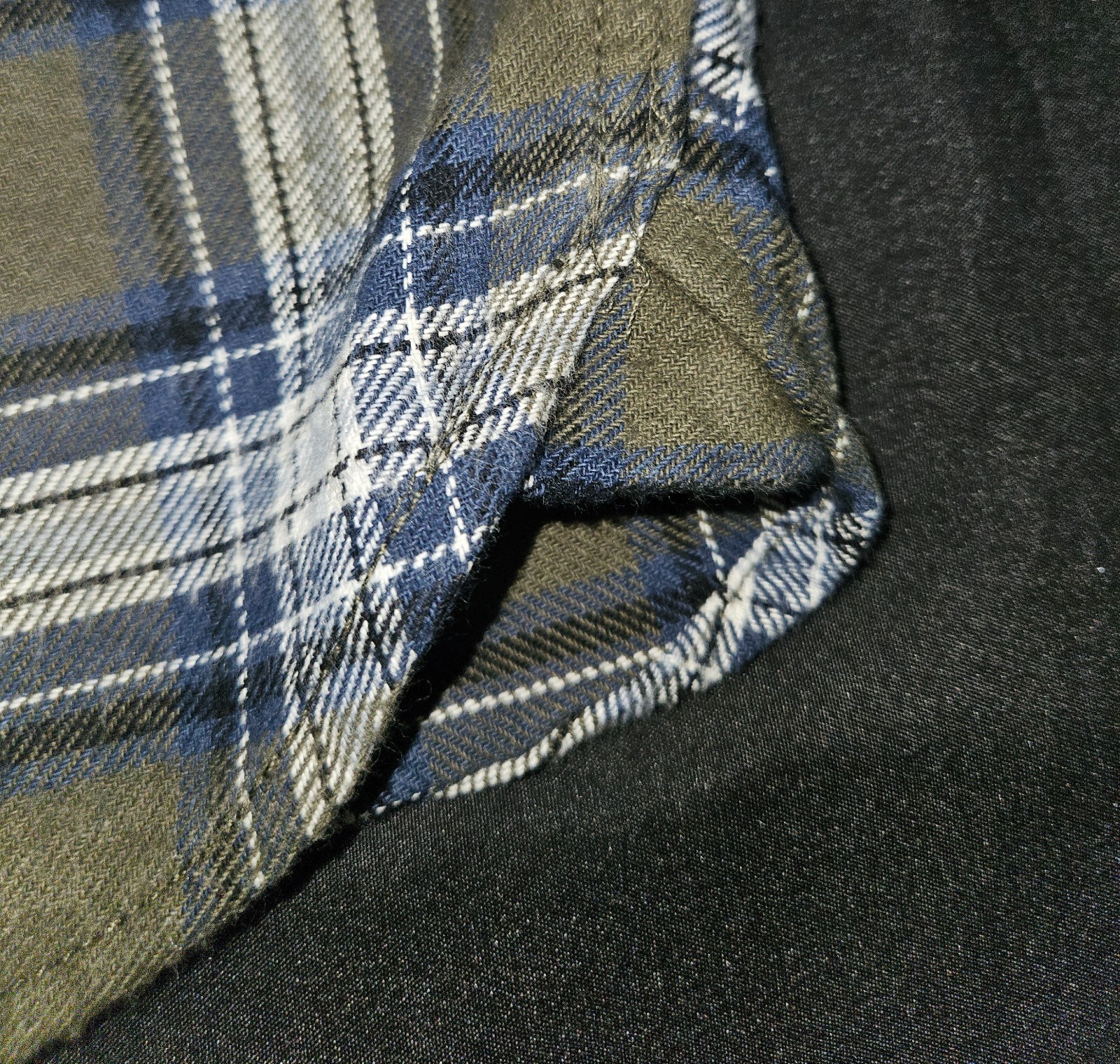 GENUINE JACHS MFG HERITAGE HEAVY COTTON FLANNEL GREEN PLAID MEN’S XL PO EXC.