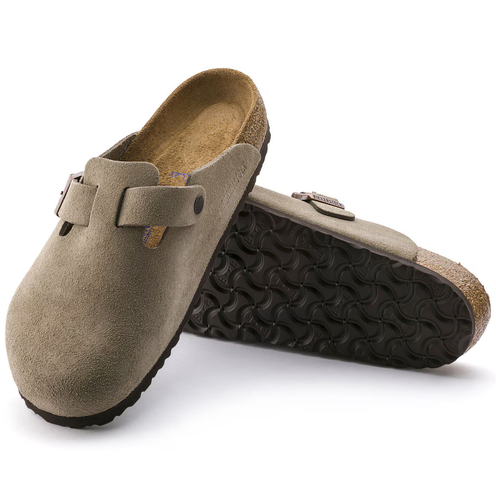 New Birkenstock Boston Suede Leather Soft Footbed Unisex Shoes Clogs -All Colors