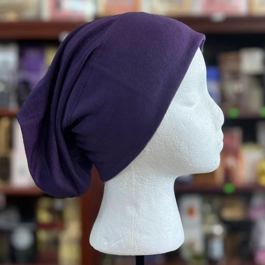 Cotton Hijab Undercap Stretch Cap Solid Color Breathable Inner Scarf 30+ Colors