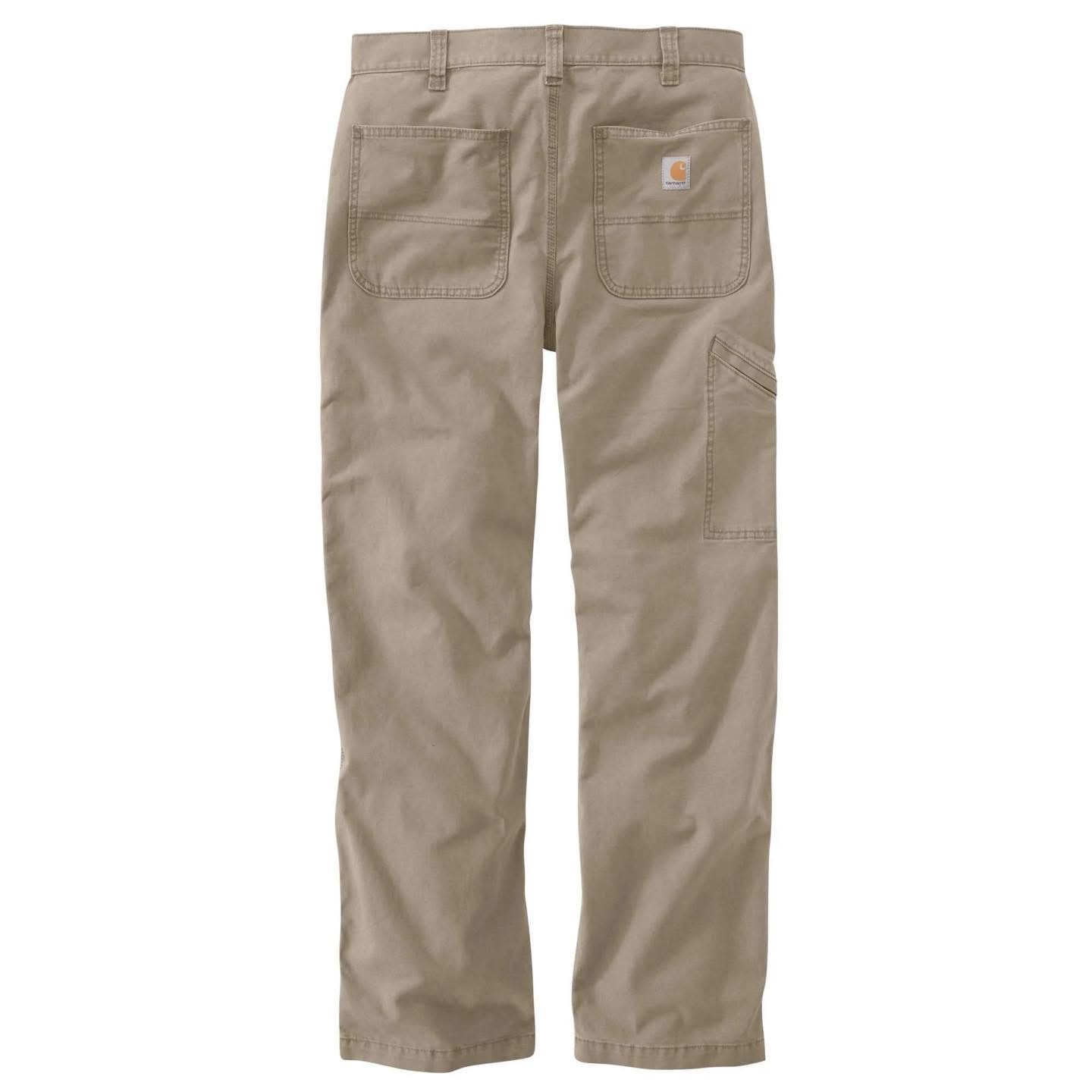 Carhartt Men’s Rugged Flex Canvas Work Pants Relaxed Fit Size 34×30 khaki NWT