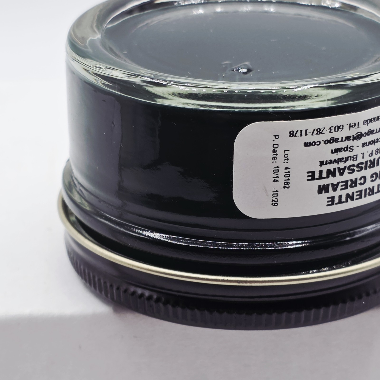Tarrago Shoe Polish # 33 Dark Green Cream Leather Protector 1.76 oz. 50ml Boot