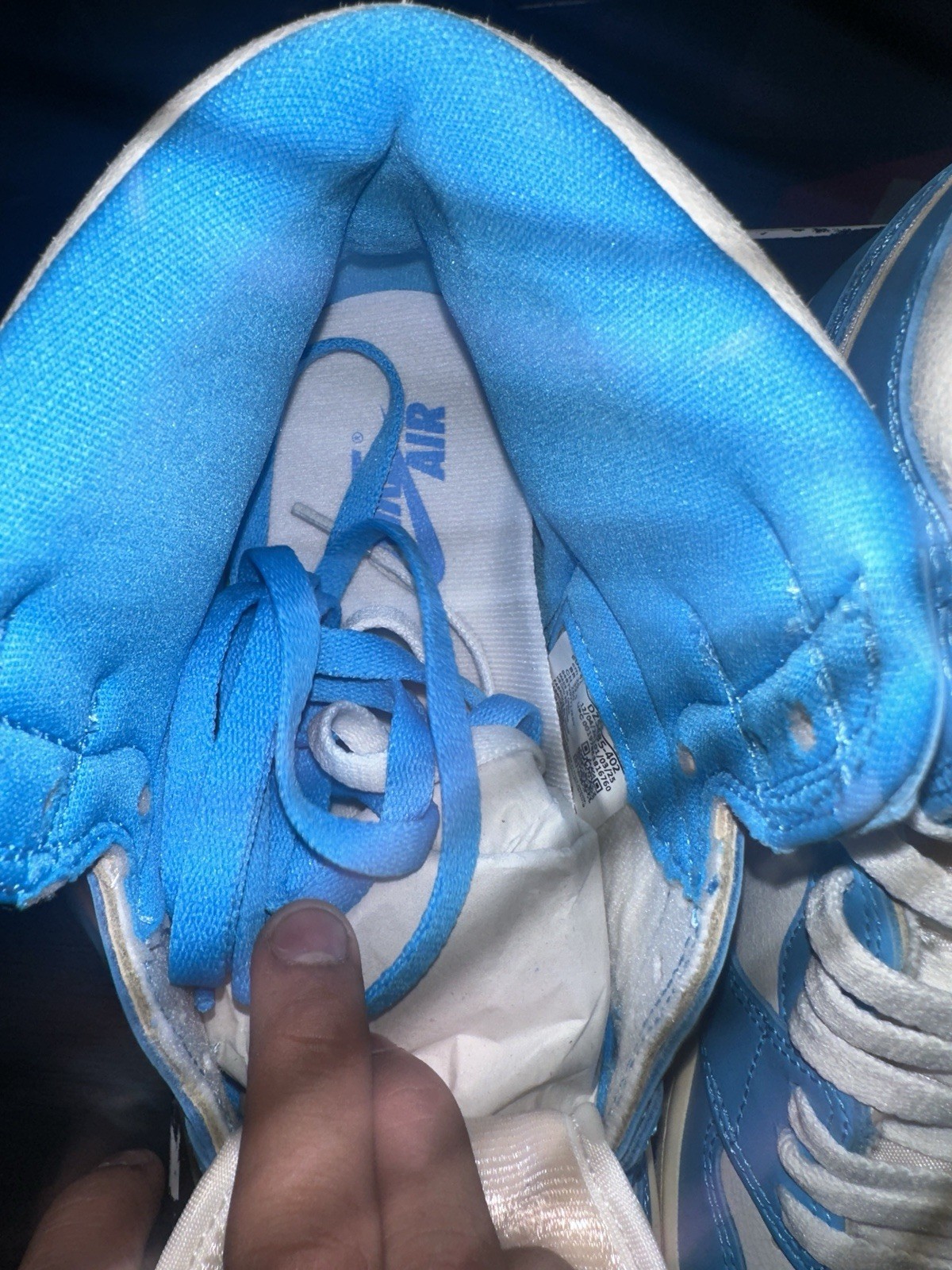 Air Jordan 1 Retro OG High Top UNC Reimagined Size 8 Mens 9.5 Womens