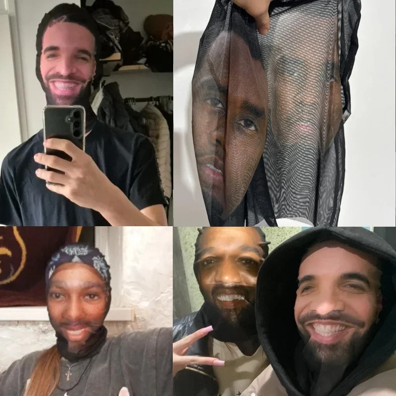 Realistic 3D Full Face Mask Cosplay Balaclava Halloween Headgear