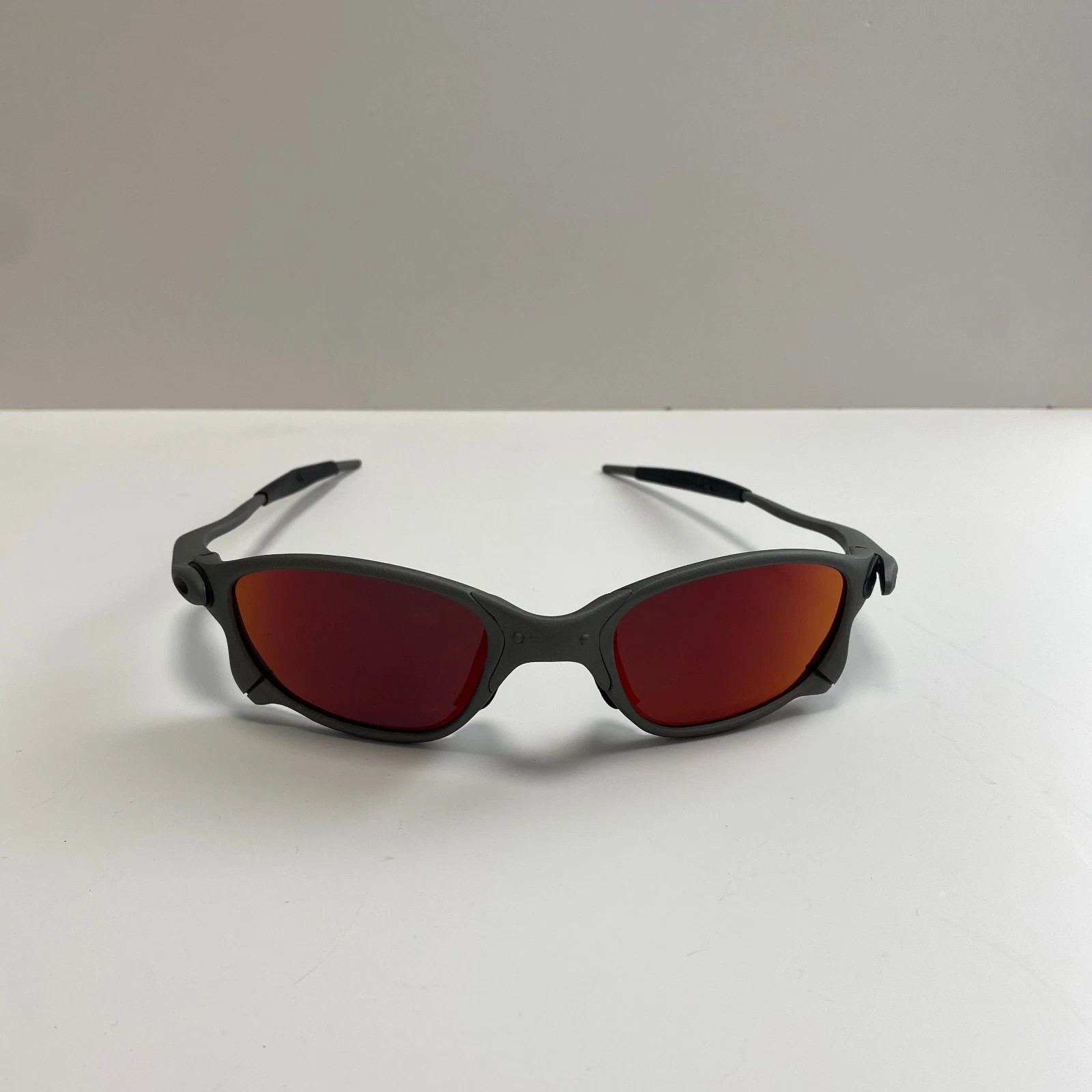 Vintage Oakley Penny & Juliet X-Metal Sunglasses Gray/Ruby