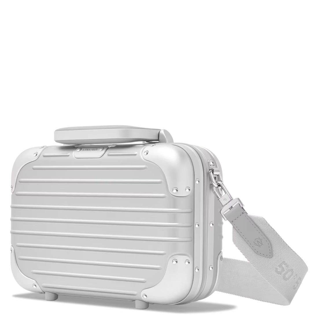 Authentic RIMOWA Original Aluminum Cross-Body Bag 19 Silver Brand New $2,325