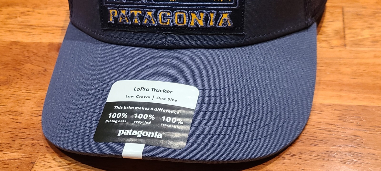 New! Patagonia Summit Road LoPro Trucker Hat Dolomite Blue Snapback Unisex
