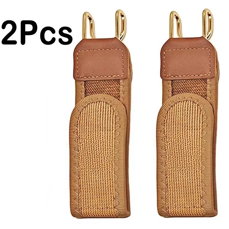 2PCS Tactical Metal Hook Elastic Belt Buckle-Less Invisible Waist Belt Closure**