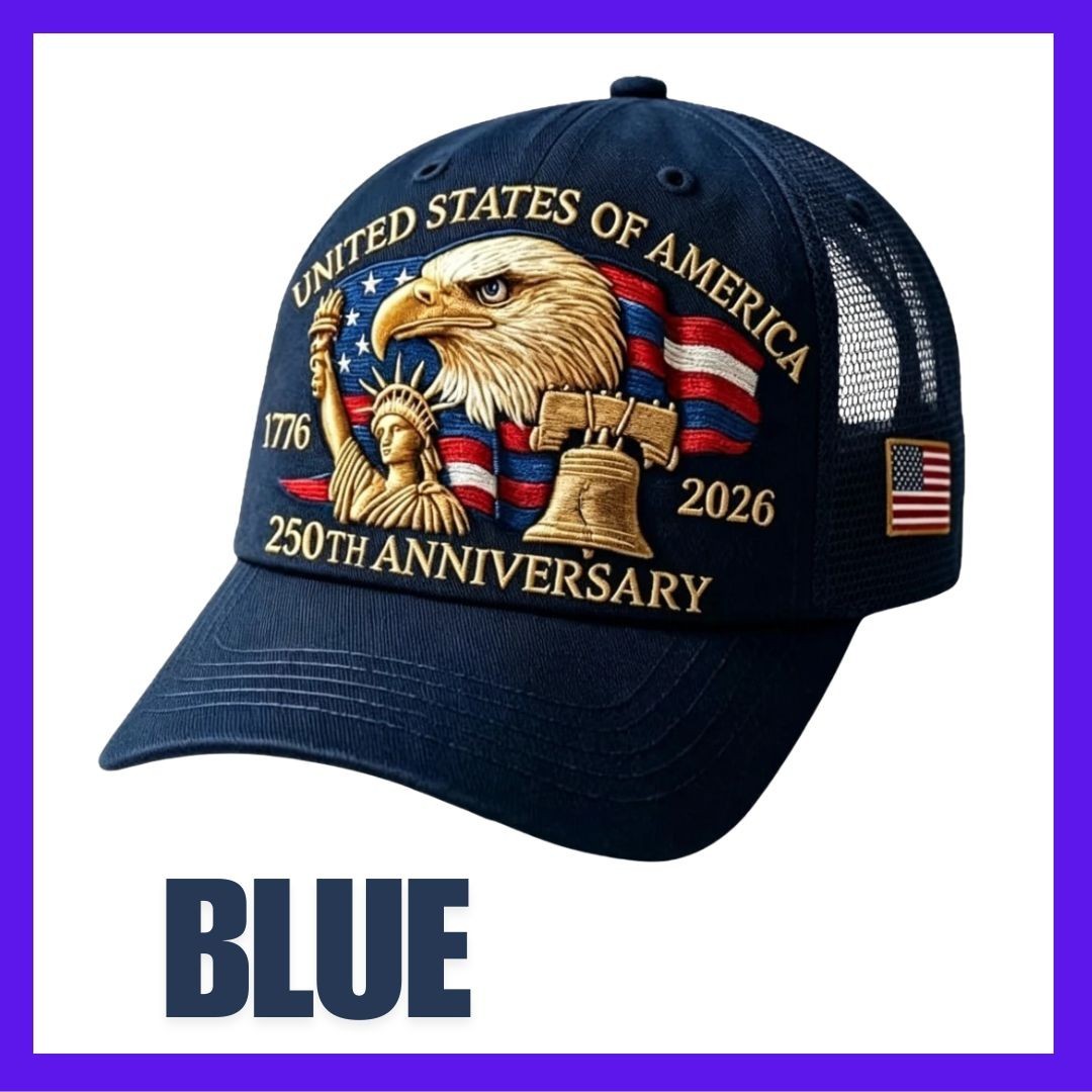 Baseball Cap United States 250th Anniversary Hat Suitable for Multiple Occasion