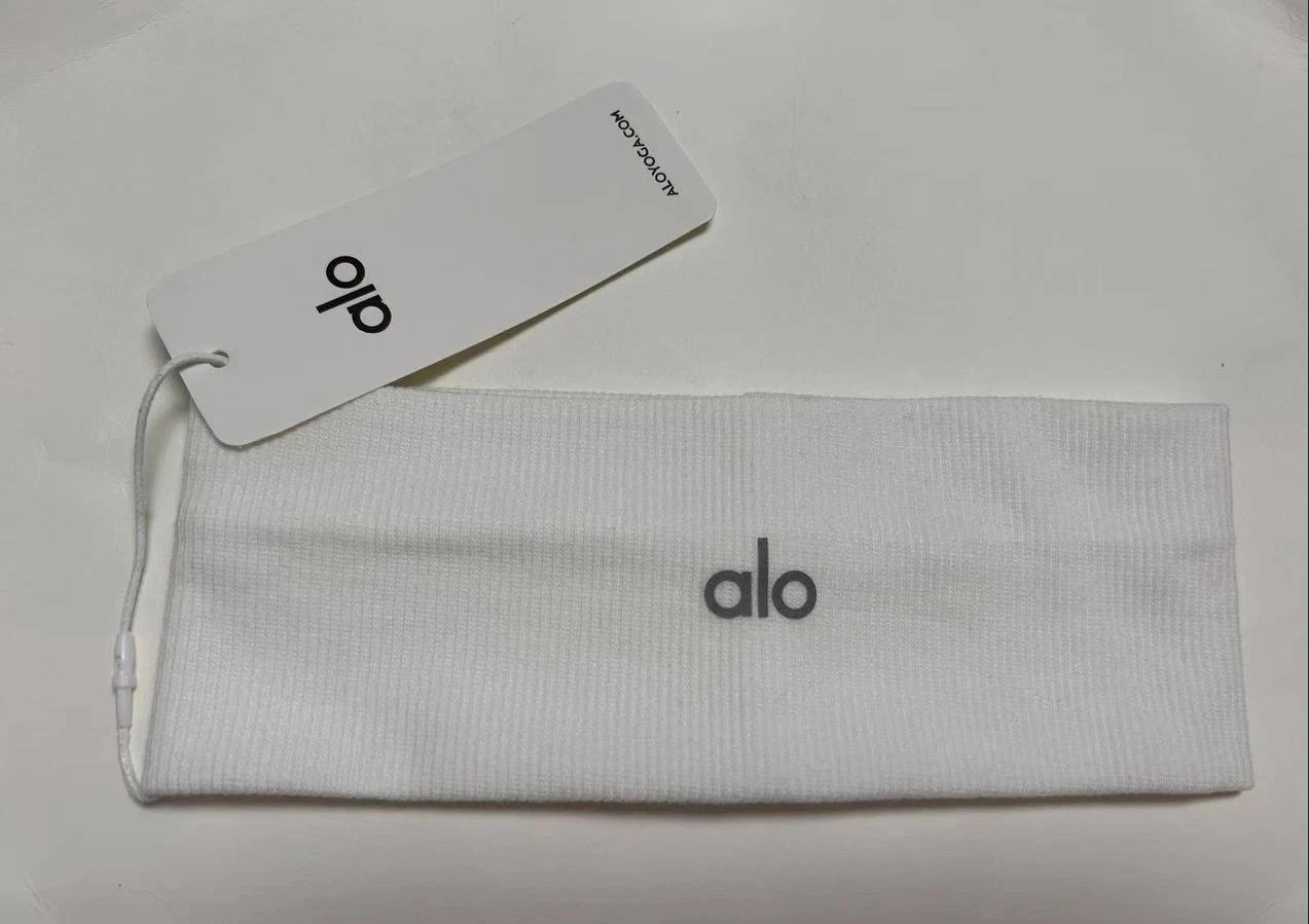 NWT Set of 3 Unisex Al Yoga Sport Headbands – White, Black, Coffee Colors – US