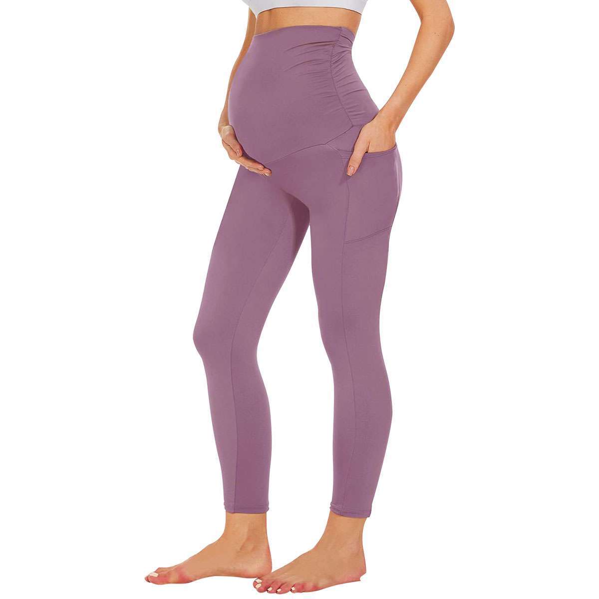 Maternity Leggings High Waist Belly Support Leggins For Women Pregnancy Pants