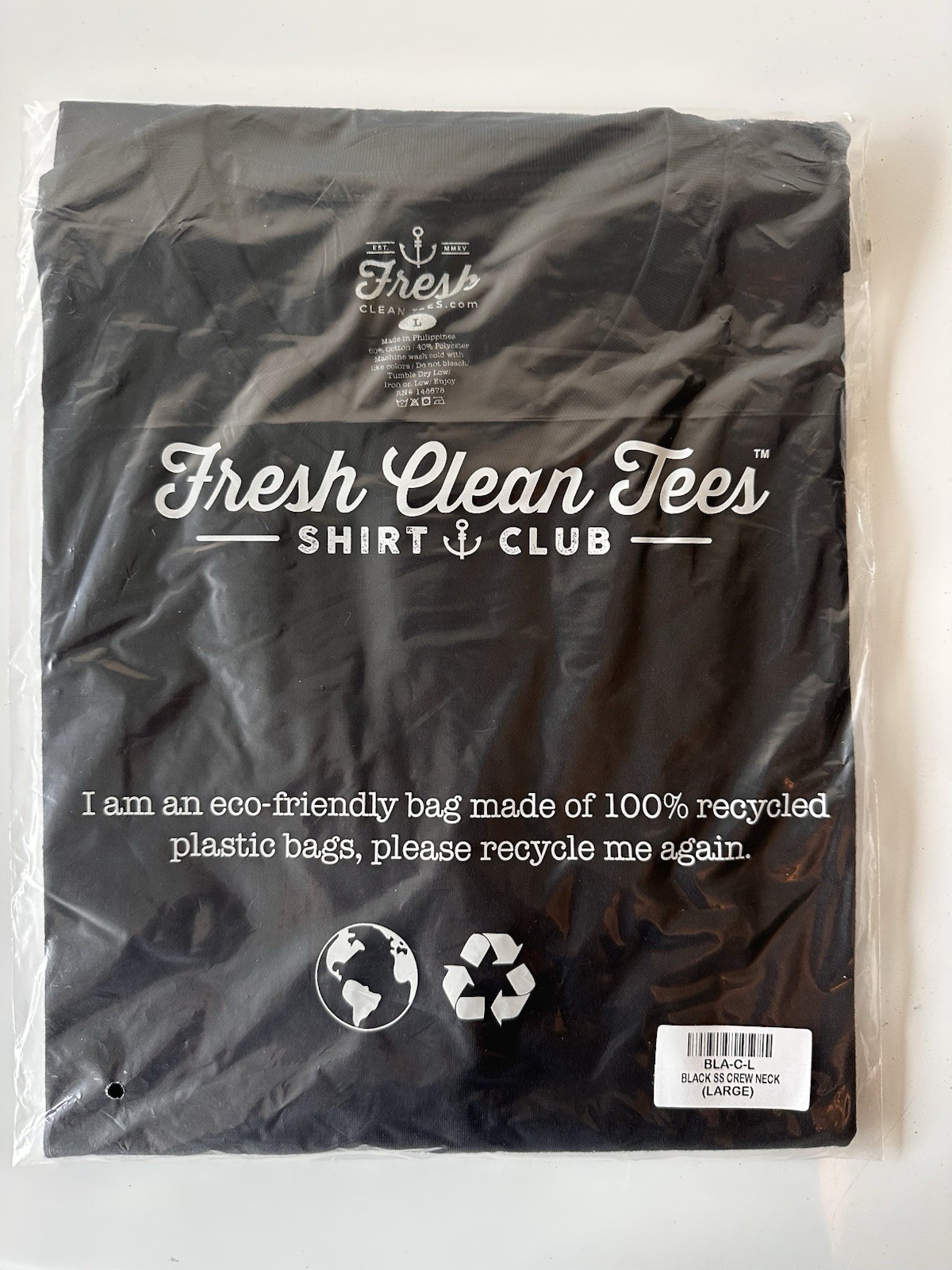 Fresh Clean Threads – Super Soft – Premium T-Shirts – Tees – M/L/XL/XXL – Black