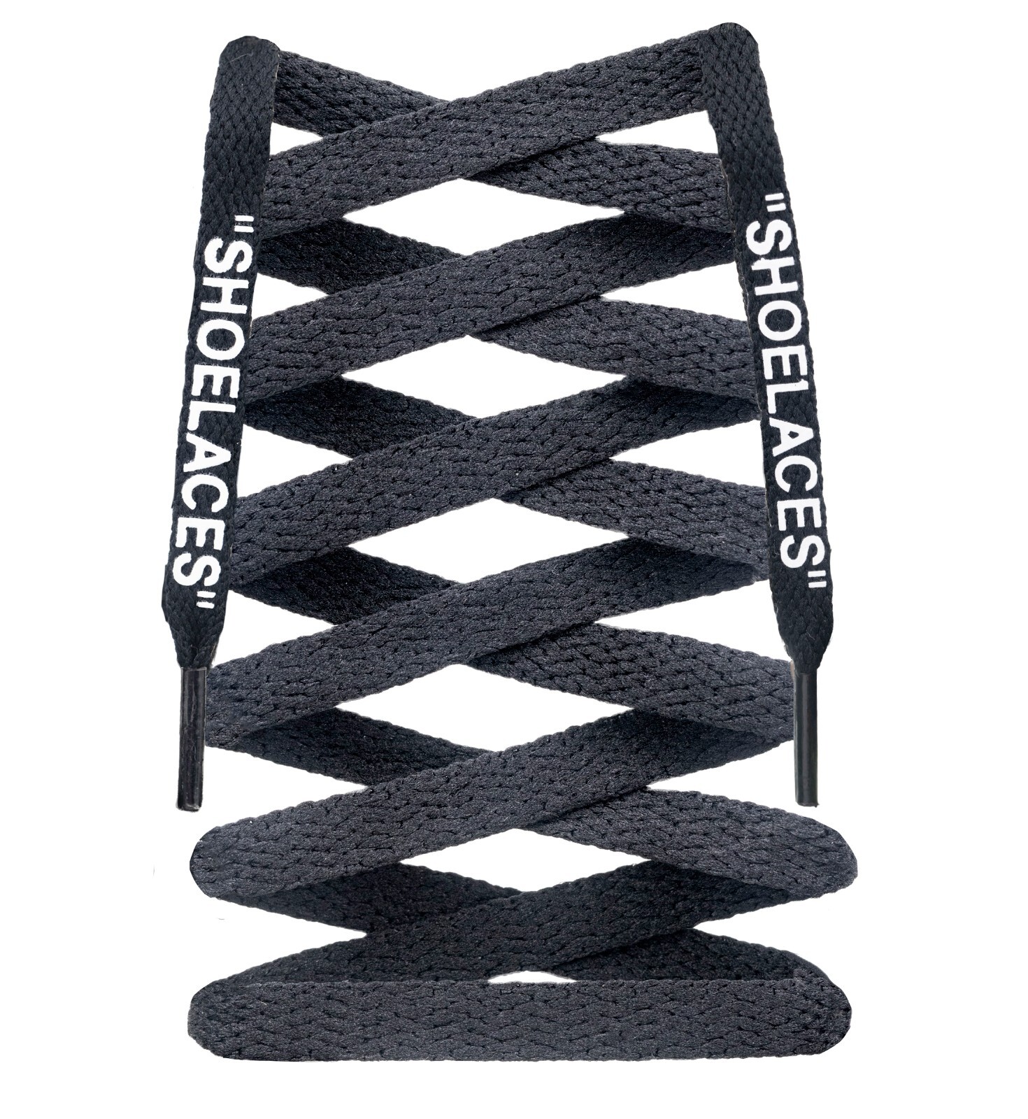 LitLaces – Off White Inspired Custom Printed “SHOELACES” Flat Silk Screen