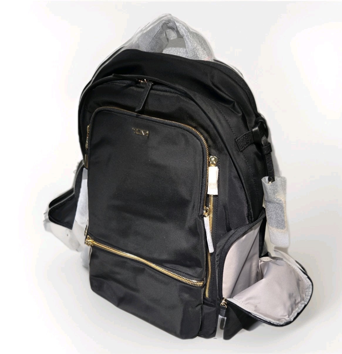 TUMI Voyageur Celina Backpack – Black/Gold