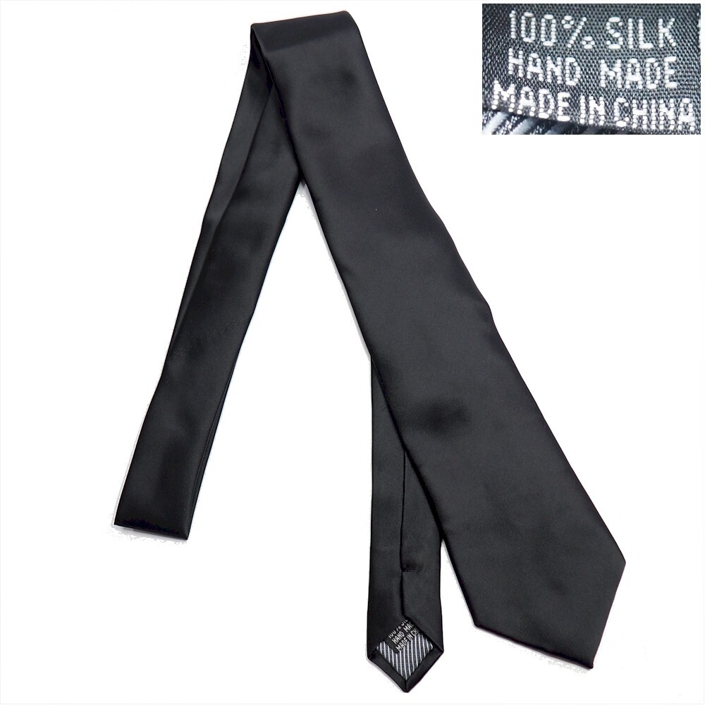 Mens 100% Solid Color Silk Neck Tie 58″ long (actual length varies 56″ to 60″)