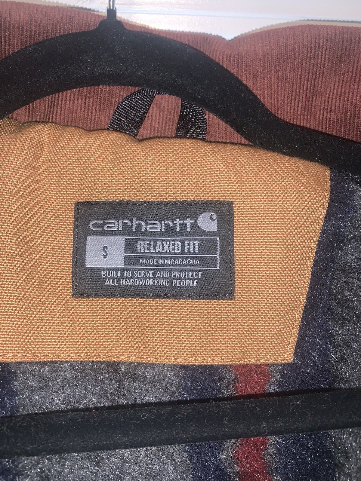 CARHARTT Iconic J01 Duck Detroit Jacket Carhartt Brown Regular – Small