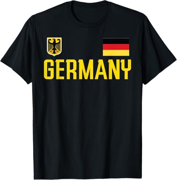 Germany Flag Deutschland Football Soccer Fan Men Women T-Shirt