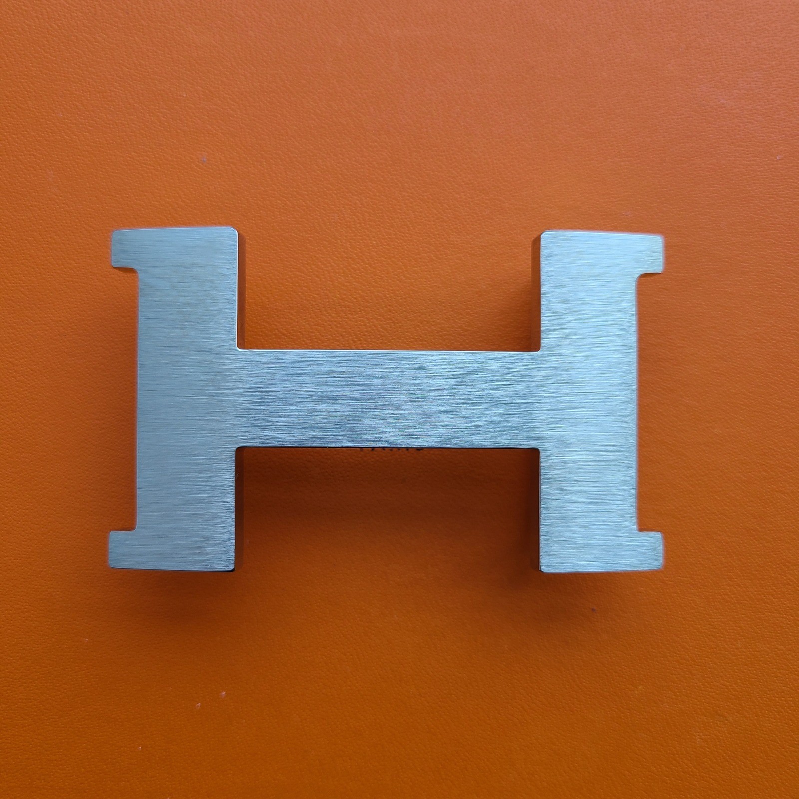 38mm H Silver Brushed Constance Belt Buckle