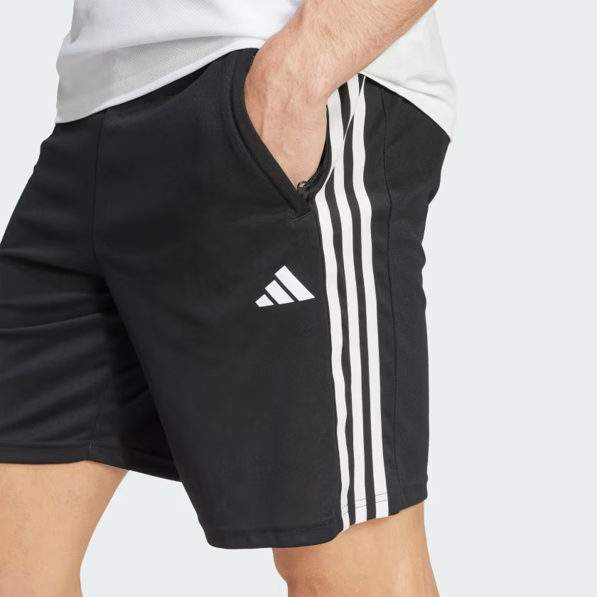 adidas men Train Essentials Piqué 3-Stripes Training Shorts