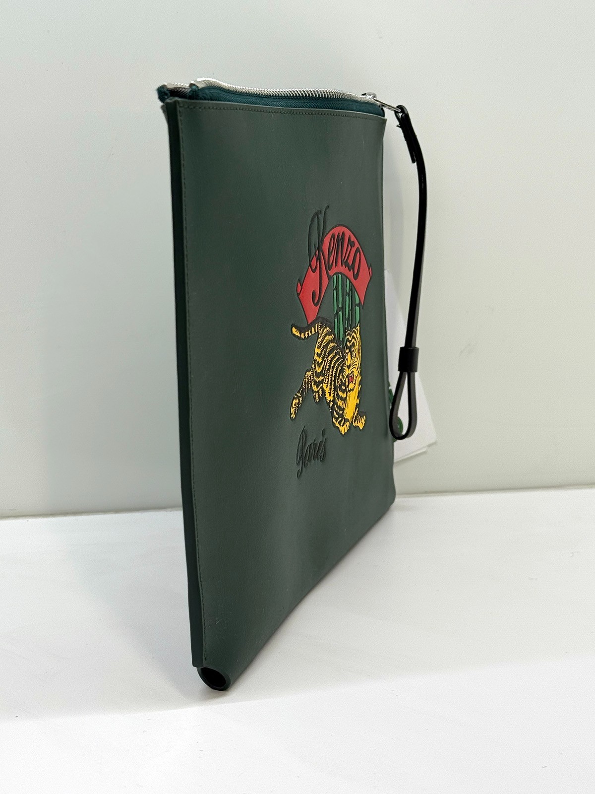 NWT – Kenzo Green Jumping Tiger Pouch – SOLD OUT EVERYWHERE