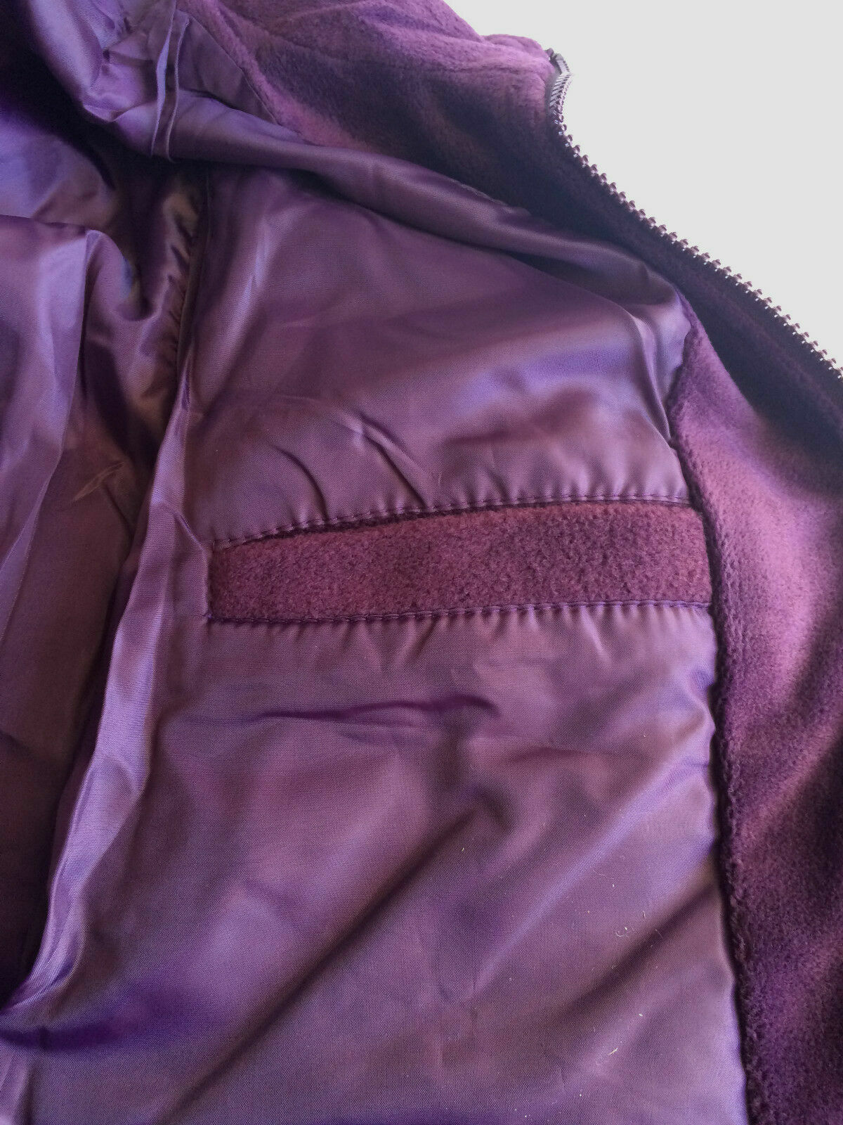 Men’s Zip Up Fleece Jacket Warm No Hood Long Sleeve Pockets XS S M L XL XXL XXXL