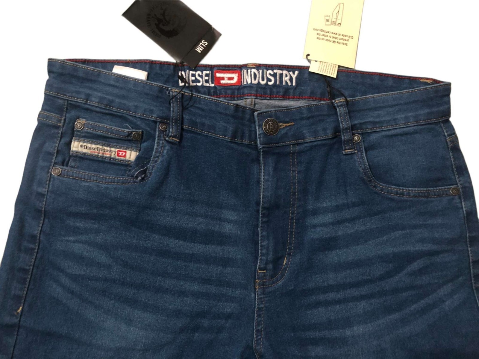 Mens Slim Fit Jeans Stretch Denim Pants Slim Skinny Casual Designer Jeans