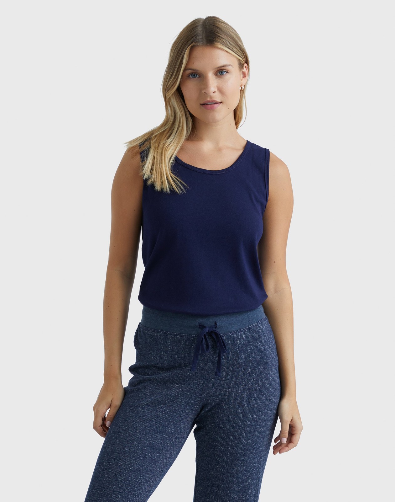 Hanes Ribbed Tank Top Women’s Mini Cotton Shirt 100% pure cotton Wide Straps