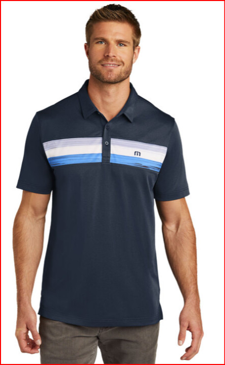 New TM1MU416 TravisMathew Cabana Chest Stripe Polo Golf XL