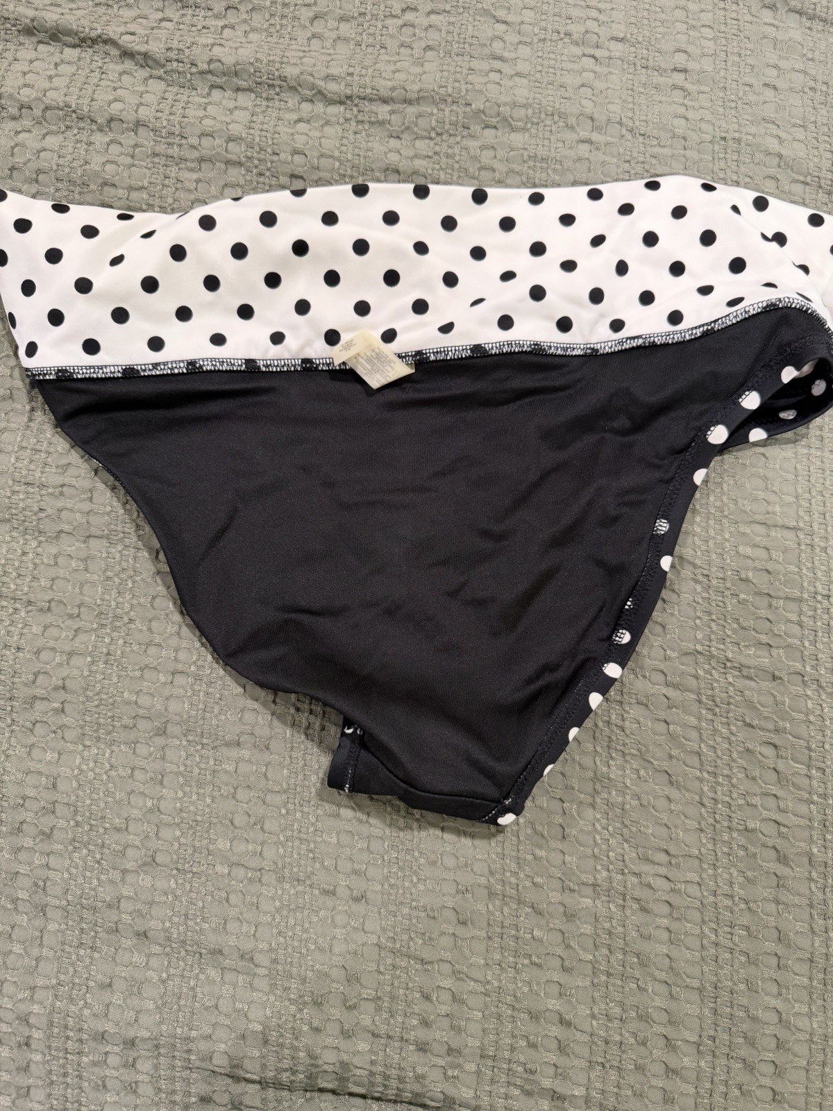 Victoria’s Secret Black White Polka Dot Wrap Halter Bikini Set – small