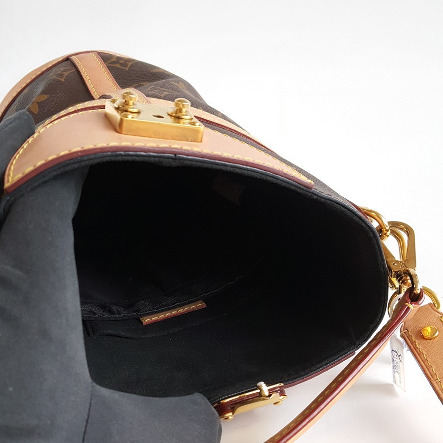 Louis Vuitton Pommes Frites bag Duffle brown monogram top handle shoulder bag