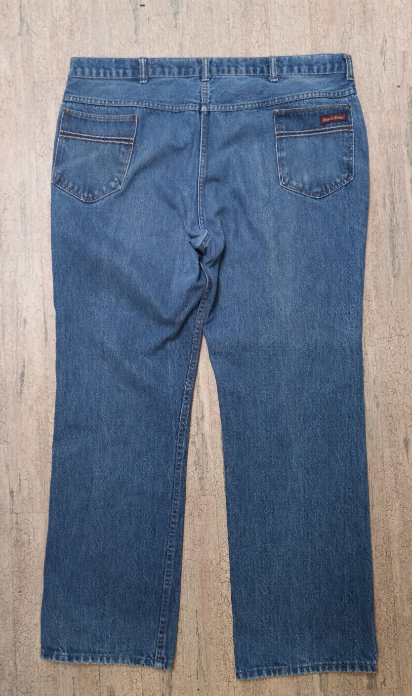 Vintage Tour De France 42 x 33 Denim Jeans Medium Wash Blue Zipper 80s 90s