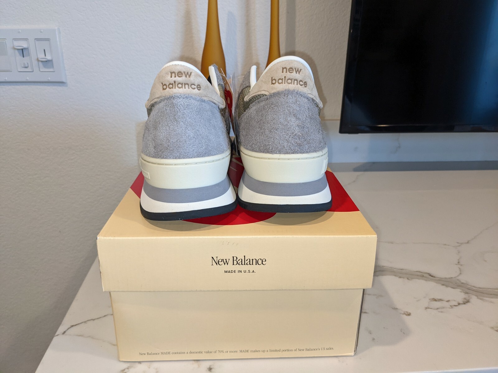 Size 13 – New Balance 990v1 MiUSA Marblehead Incense M990TA1 x Teddy Santis