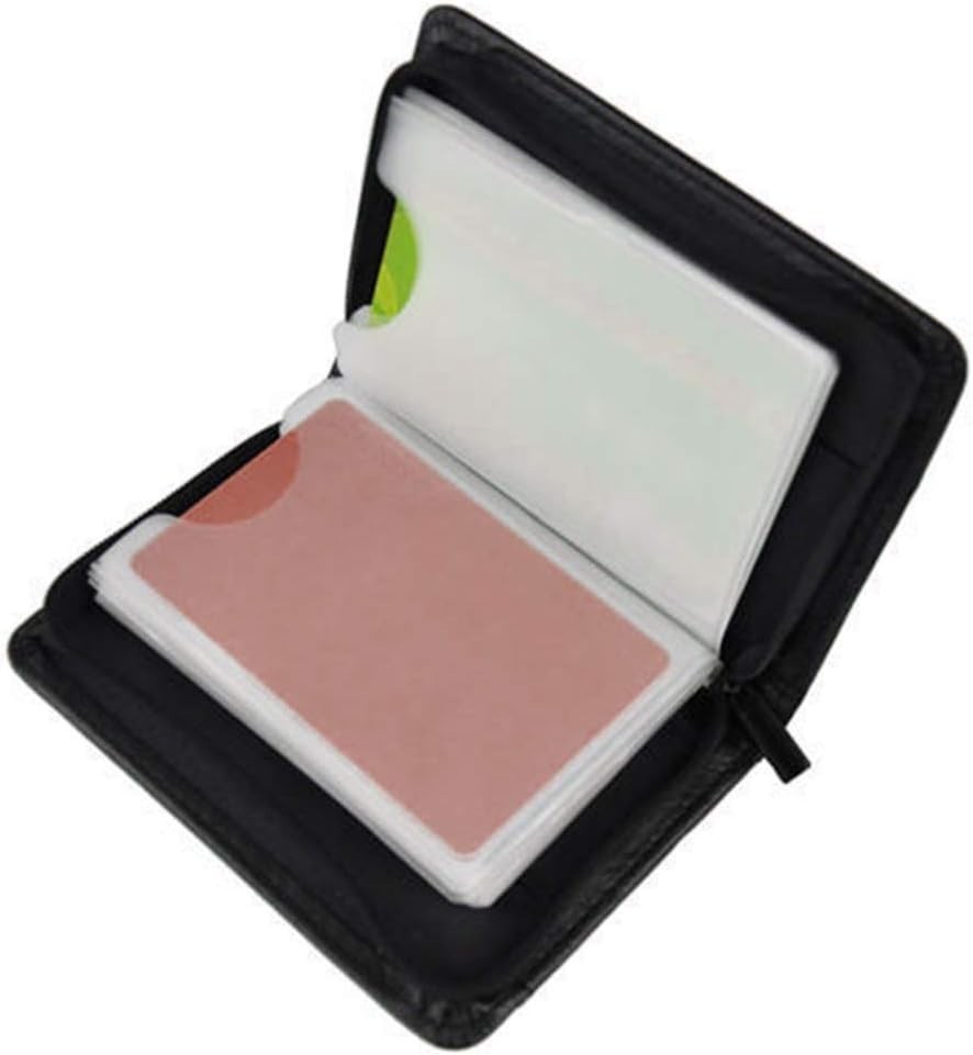 Secure Lock RFID Blocking Wallet Men Women Slim Money Credit Card Holder Leather