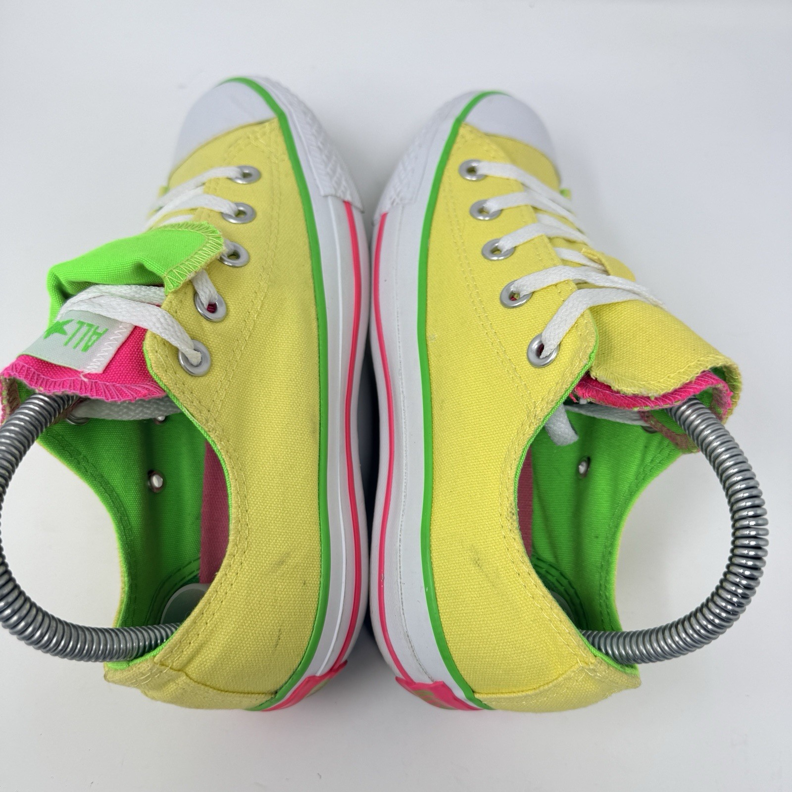 Converse Chuck Taylor All-Star Double Tongue Neon Sneakers Unisex Men 4 Women 6