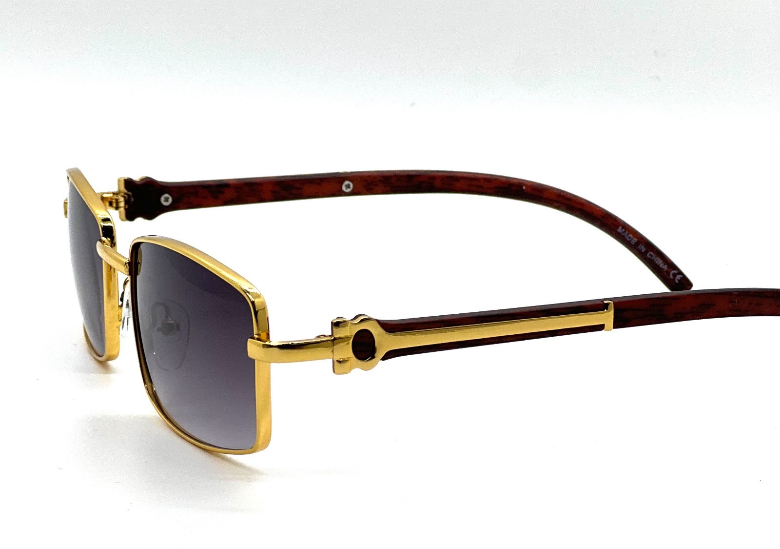 Sunglasses Men Rectangular Classy Fashion Trendy 80’s 90’s Casual Male Lentes