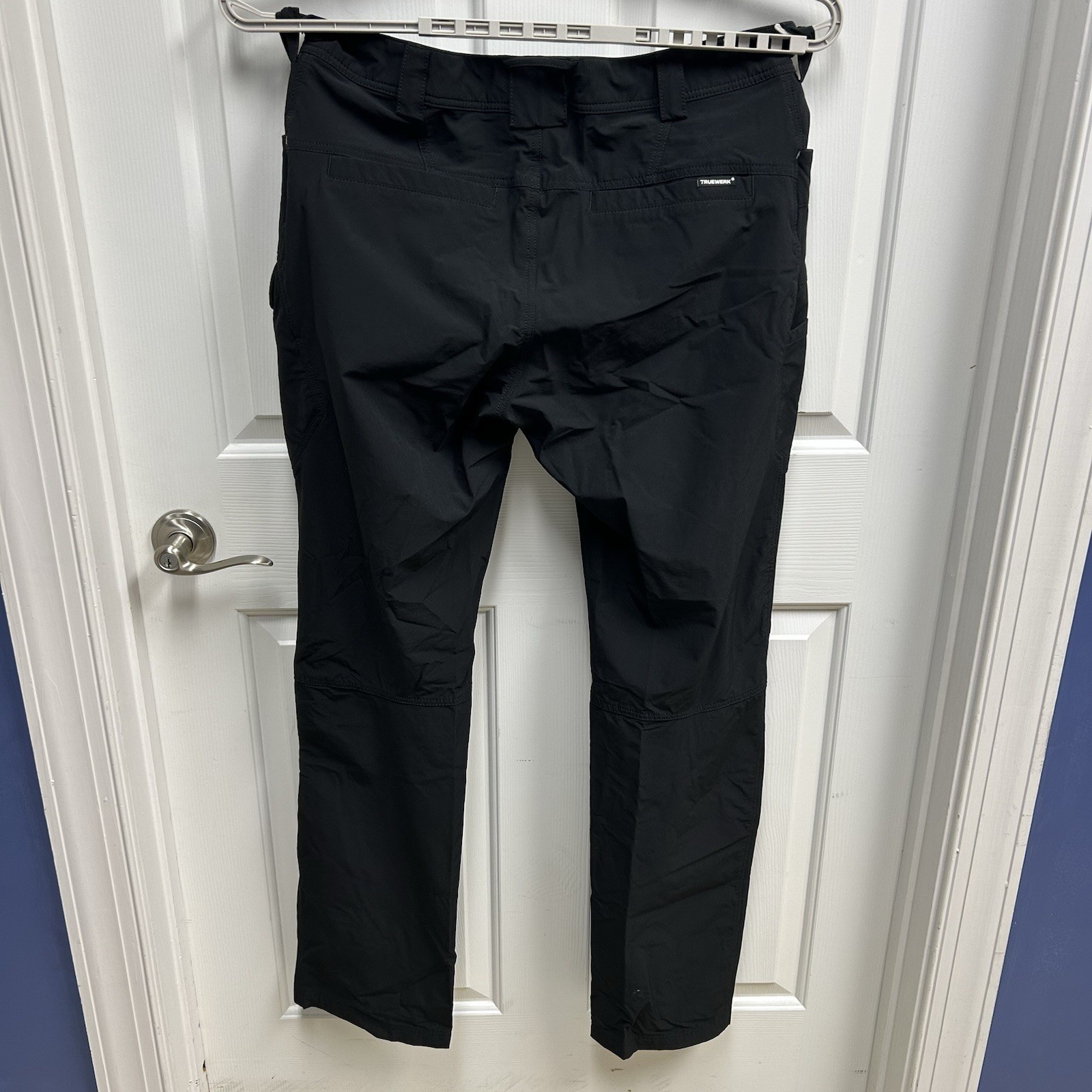 Truewerk T1 WerkPant 36×36 Black Performance Utility Cargo Tactical Activewear