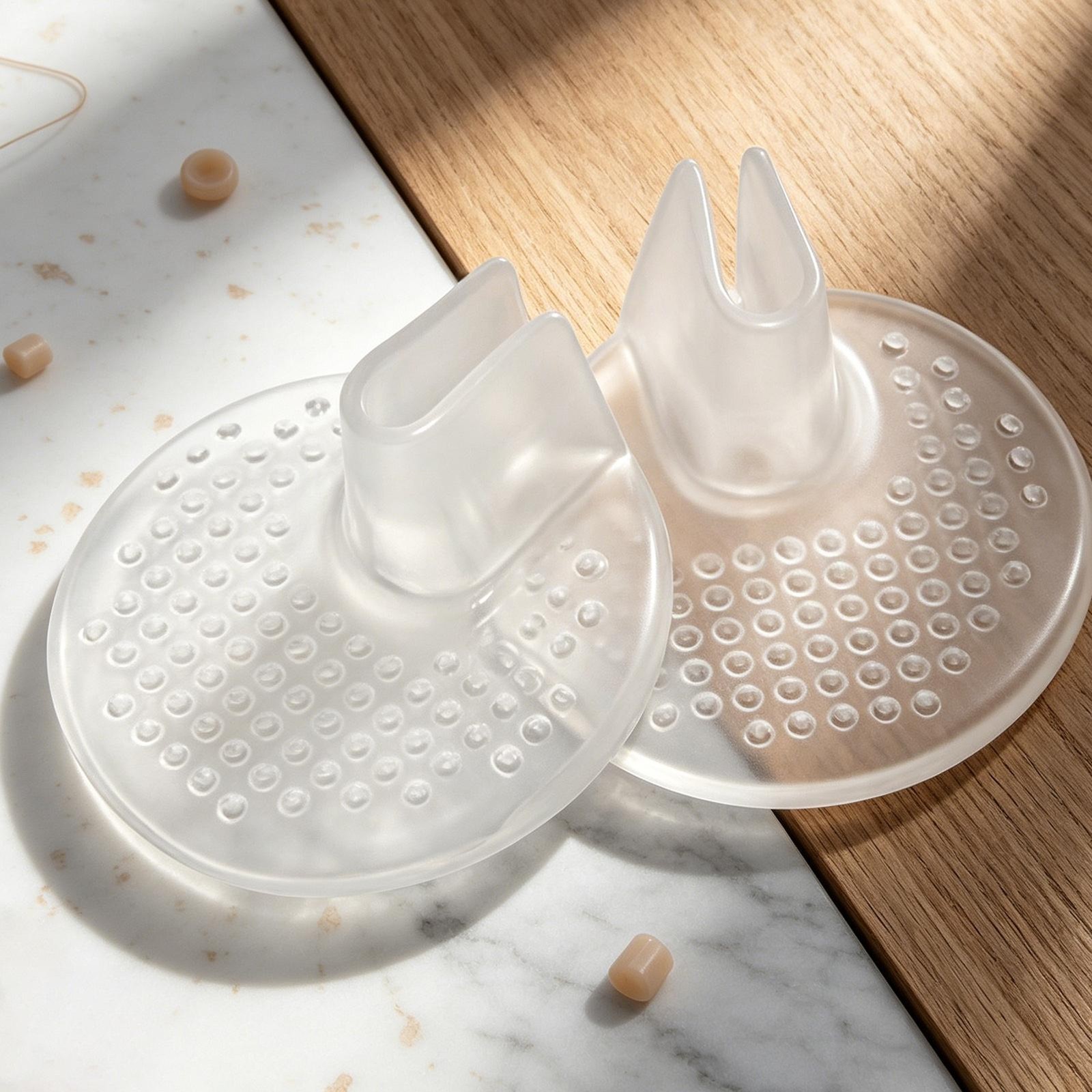 Silicone Thong Sandal Toe Protectors Gel Cushion Flip Flop Guards 1 Pair Set