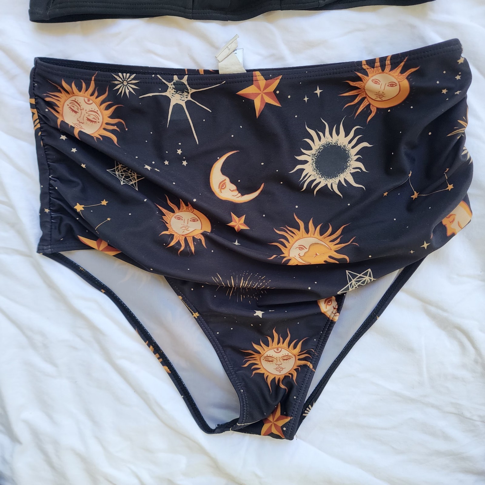 Women’s Sun, Moon & Stars Celestial 2pc High Waisted Bikini Size M