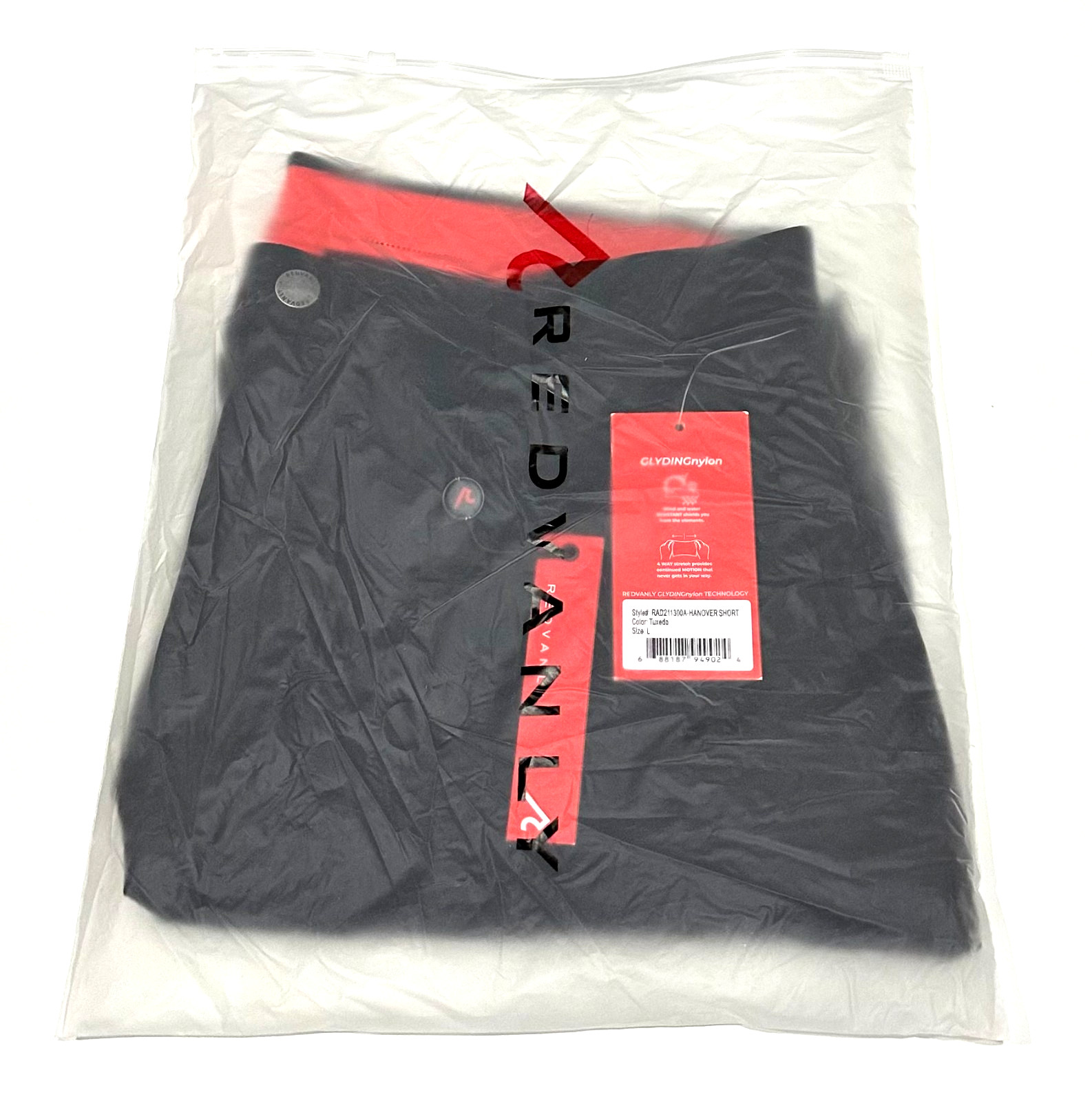 Redvanly Hanover Short 9″ ~ Color Tuxedo ~ Size Large ~ NWT