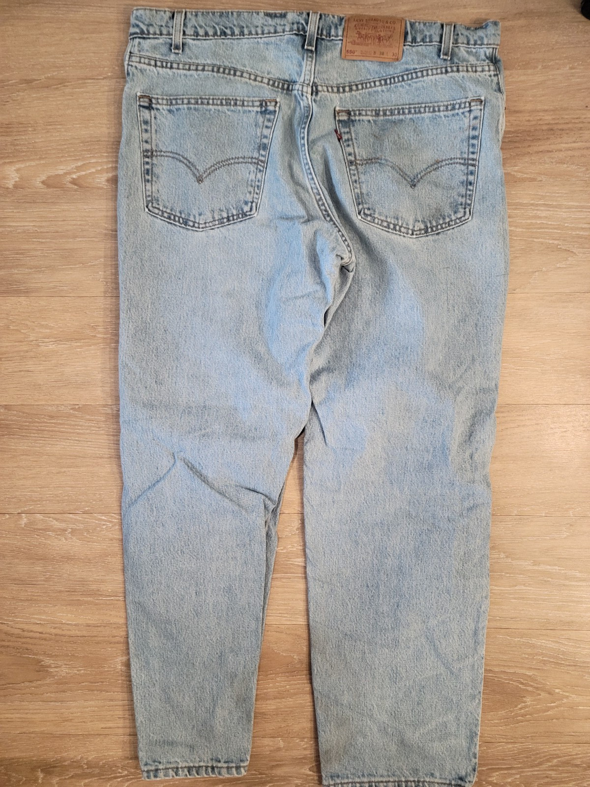 Levi Demin Jeans, 38/30, Relaxed fit & Tapered Legs 100% Cotton