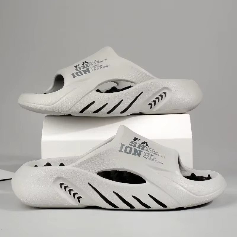 Men’s Summer Massage Slippers EVA Soft Sole Beach Slides Shoes Outdoor Gym Gift