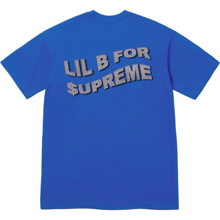 Supreme Based Tee Lil B Royal Blue Size Medium Brand New