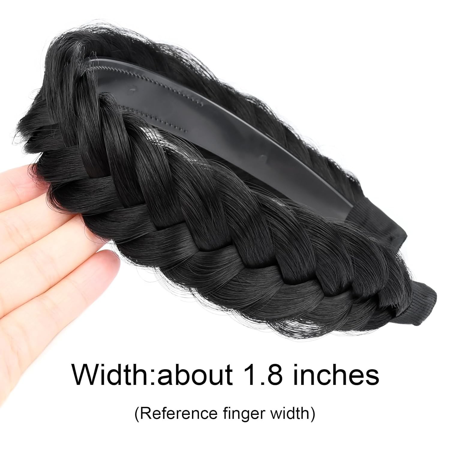 Headband Synthetic Hair Plaited Headband Braid Braided & Teeth Hair Band Beauty