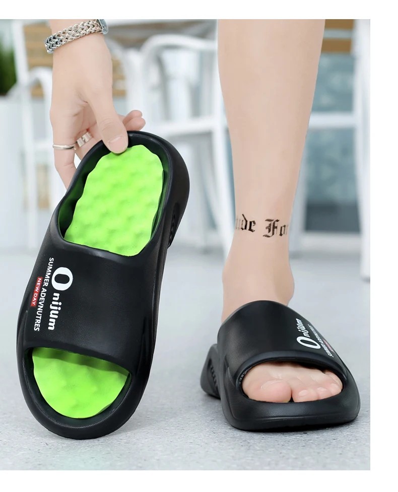 Men’s Summer Orthopaedic Massage Slippers Non-Slip Cool Sandals Comfort Slippers
