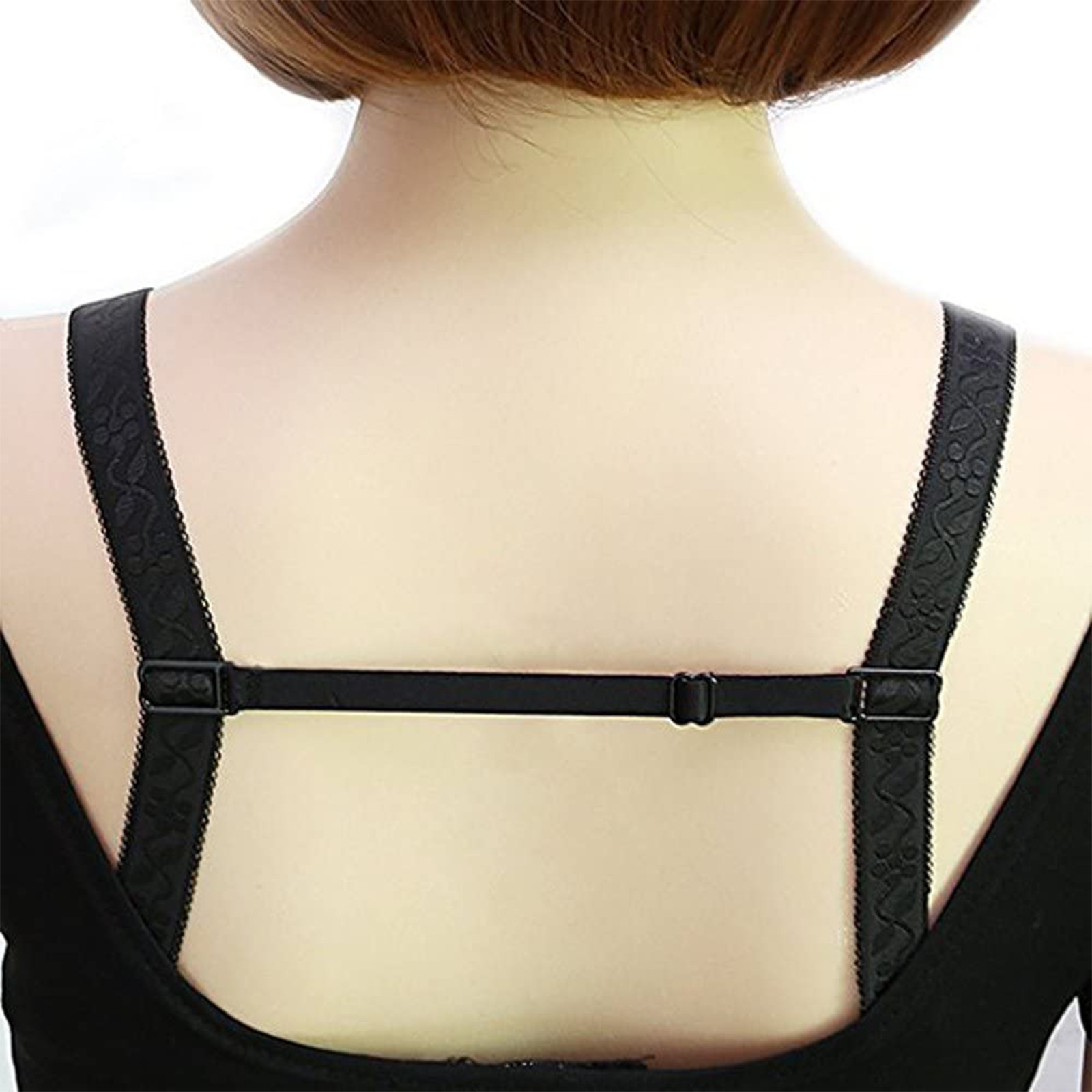 4 PCS Anti Slip Straps Clips Holder Bra Women Non-Slip Adjustable Bra Rope Back